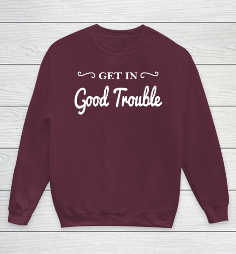 Get in good trouble John Lewis Youth Sweatshirt 4