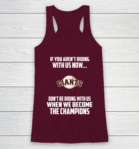 MLB San Francisco Giants Baseball We Become The Champions Racerback Tank 2