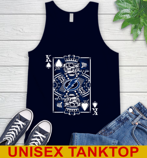 Tampa Bay Lightning NHL Hockey The King Of Spades Death Cards Shirt Tank Top 2