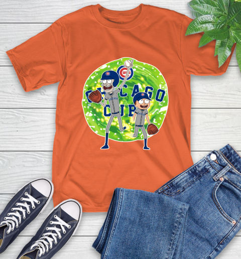 MLB Chicago Cubs Rick And Morty Baseball Sports T-Shirt 5