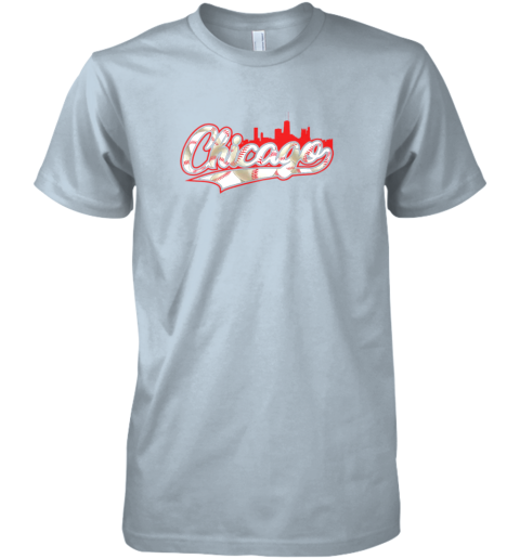 tuqr chicago vintage baseball premium guys tee 5 front light blue