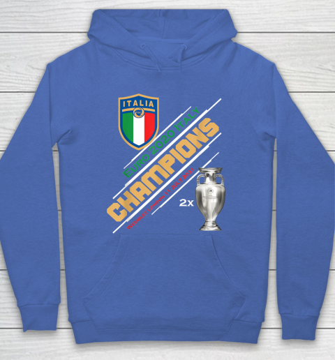 Italy Champions 2020 Euro Forza Azzurri Italia Football Hoodie 6