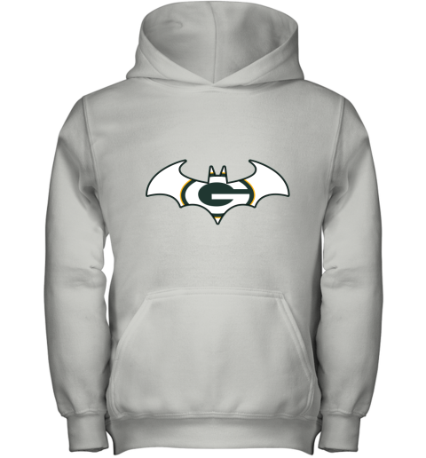 We Are The Green Bay Packers Batman NFL Mashup Youth Hoodie