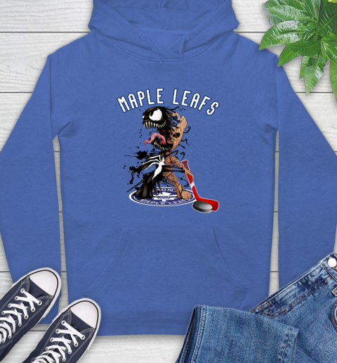 NHL Toronto Maple Leafs Hockey Venom Groot Guardians Of The Galaxy Hoodie 9