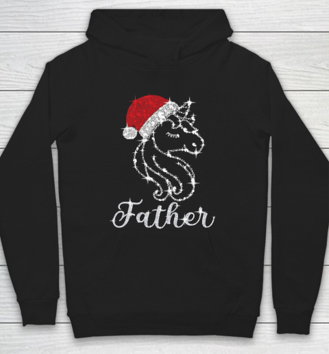 Father's Day Funny Gift Ideas Apparel  Cute Dabbing Unicorn Father Funny Christmas Gift T Shirt Hoodie