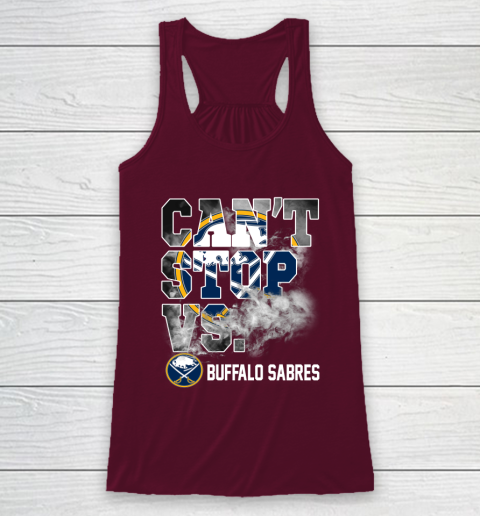 NHL Buffalo Sabres Hockey Can't Stop Vs Racerback Tank 2