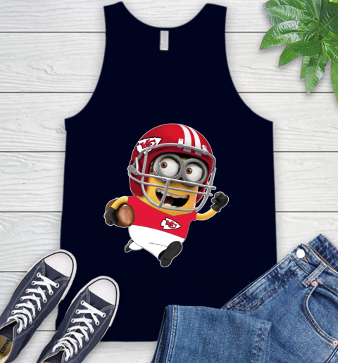 NFL Kansas City Chiefs Minions Disney Football Sports Tank Top 3