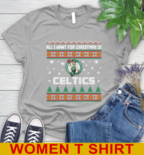 NBA All I Want For Christmas Is Boston Celtics Basketball Sports 89