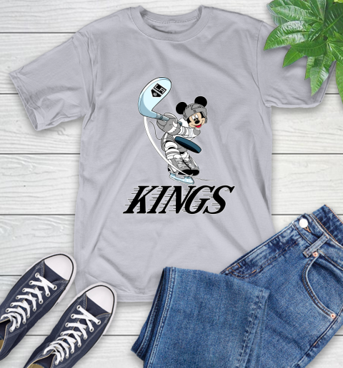 NHL Hockey Los Angeles Kings Cheerful Mickey Mouse Shirt T-Shirt 6