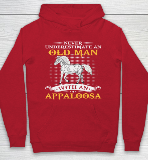 Father gift shirt Mens Never Underestimate An Old Man With An Appaloosa Horse Funny T Shirt Hoodie 7