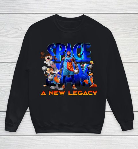 Movie Space Jam Legacy Tune Squad Basketball Youth Sweatshirt