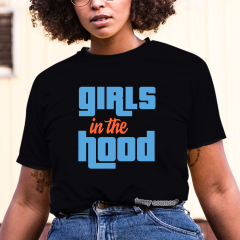 Jordan 1 Off White UNC Matching Sneaker Tshirt For Woman For Girl Girls in the Hood White Jordan Shirt