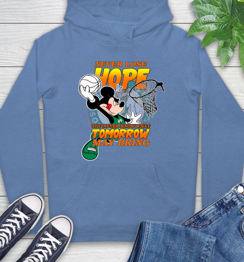 Boston Celtics NBA Basketball Mickey Disney Never Lose Hope Hoodie 11