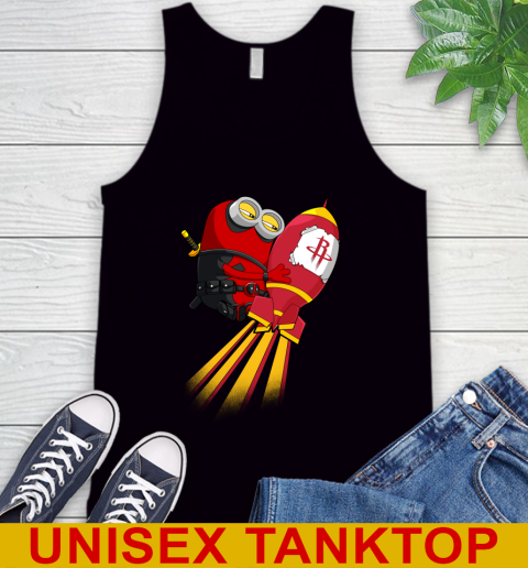 NBA Basketball Houston Rockets Deadpool Minion Marvel Shirt Tank Top NBA Basketball Houston Rockets Deadpool Minion Marvel Shirt Tank Top