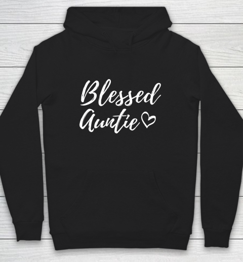 Blessed Auntie Shirt for Women Christmas Family Matching Hoodie