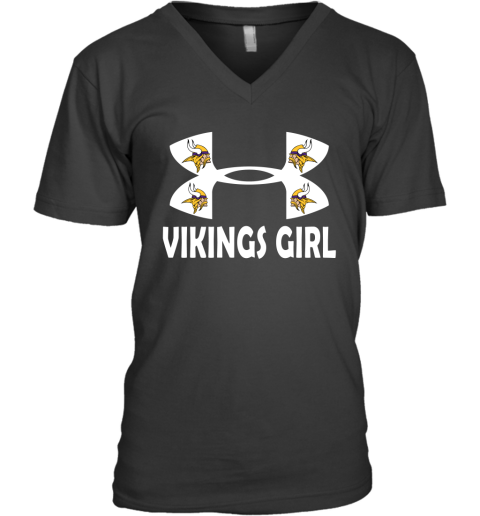 Minnesota Vikings Girl Under Armour Football Nfl Shirt Hoodie