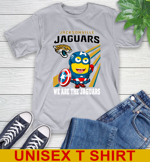 NFL Football Jacksonville Jaguars Captain America Marvel Avengers Minion Shirt T-Shirt 5
