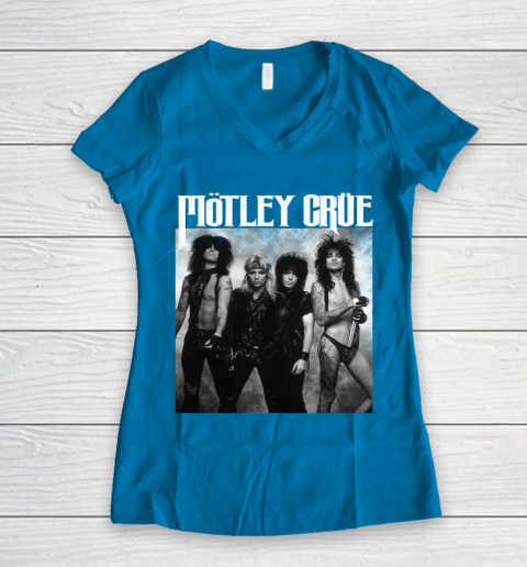 Motley Crue Perfect Crue Women's V-Neck T-Shirt 5