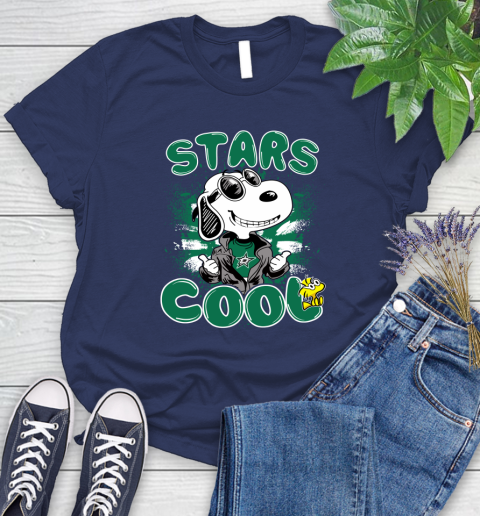 NHL Hockey Dallas Stars Cool Snoopy Shirt Women's T-Shirt 12