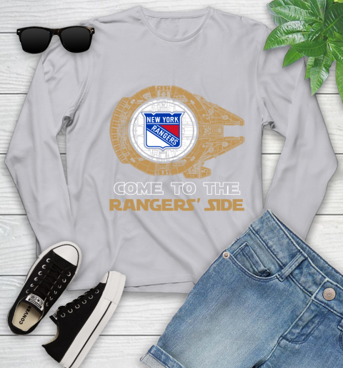 NHL Come To The New York Rangers Wars Hockey Sports Youth Long Sleeve 5