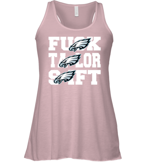 Philadelphia Eagles Fuck Taylor Swift Racerback Tank sl9u philadelphia eagles fuck taylor swift flowy tank 32 front soft pink