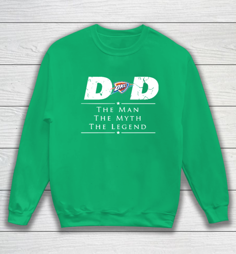 Oklahoma City Thunder NBA Basketball Dad The Man The Myth The Legend Sweatshirt 5