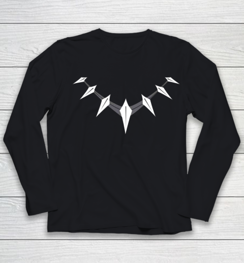 Black Panther Necklace Youth Long Sleeve