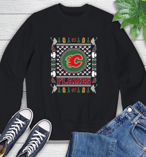 Calgary Flames Merry Christmas NHL Hockey Loyal Fan Ugly Shirt 25