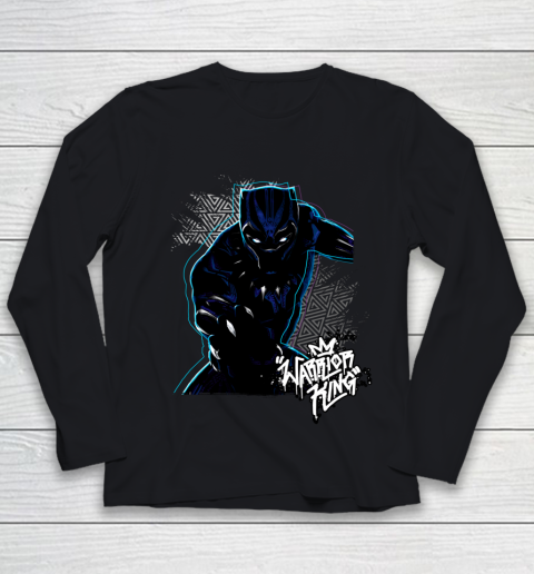 Marvel Black Panther Movie Warrior Color Pop Youth Long Sleeve