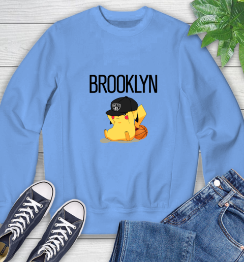 NBA Pikachu Basketball Sports Brooklyn Nets Sweatshirt 11