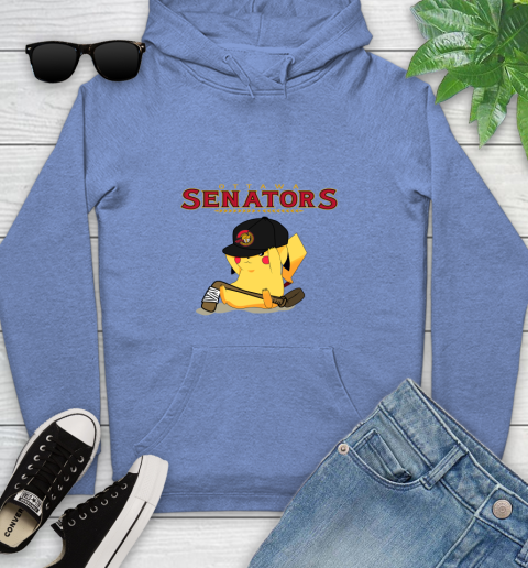 NHL Pikachu Hockey Sports Ottawa Senators Youth Hoodie 12