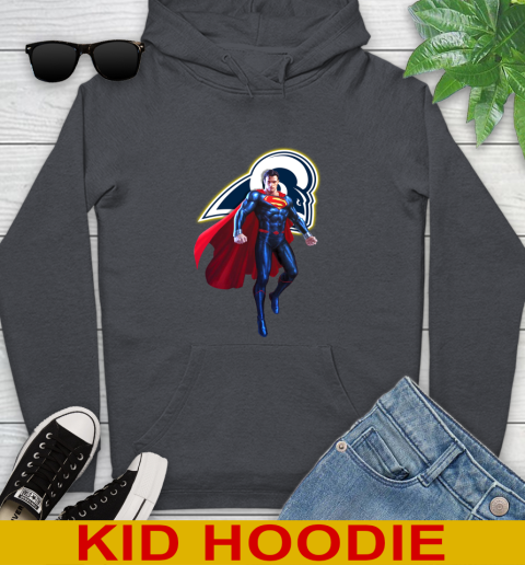 NFL Superman DC Sports Football Los Angeles Rams Youth Hoodie 9
