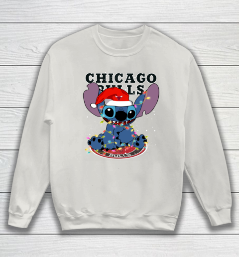 Chicago Bulls NBA noel stitch Basketball Christmas Sweatshirt 8