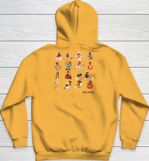 Rappers With Puppies Front and Back Youth Hoodie 9