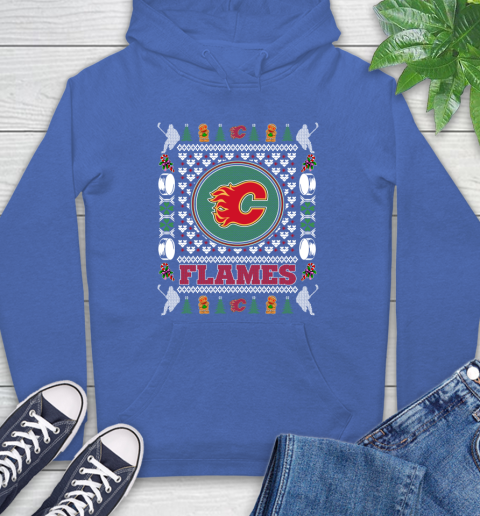 Calgary Flames Merry Christmas NHL Hockey Loyal Fan Ugly Shirt 21