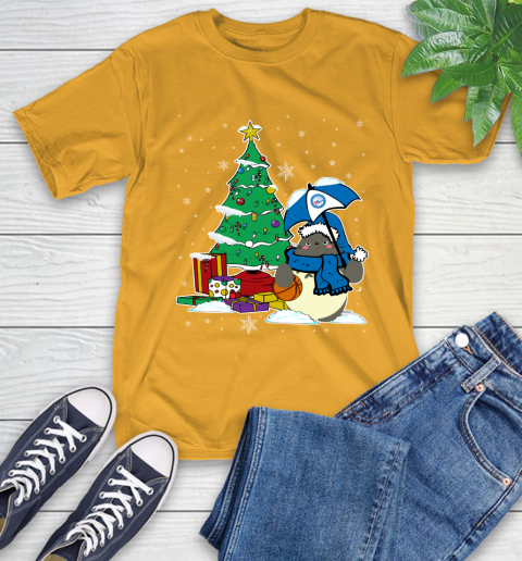 Philadelphia 76ers NBA Basketball Cute Tonari No Totoro Christmas Sports T-Shirt 2