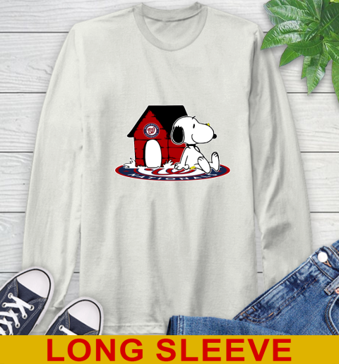 MLB Baseball Washington Nationals Snoopy The Peanuts Movie Shirt Long Sleeve T-Shirt 12