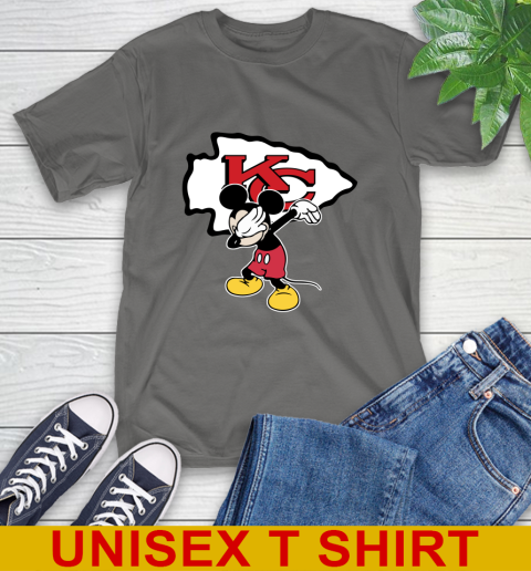 Kansas City Chiefs NFL Football Dabbing Mickey Disney Sports T-Shirt 8