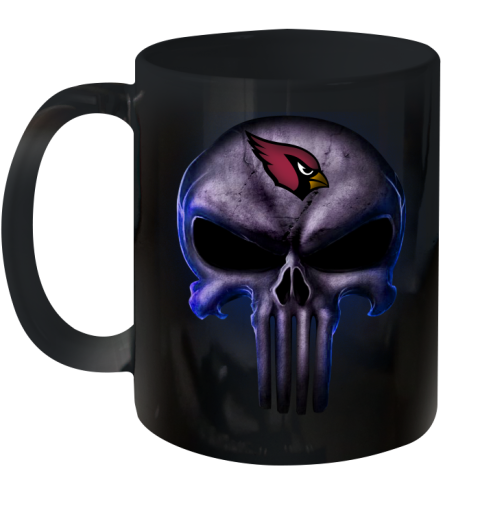 Arizona Cardinals NFL Football Punisher Skull Sports Ceramic Mug 11oz