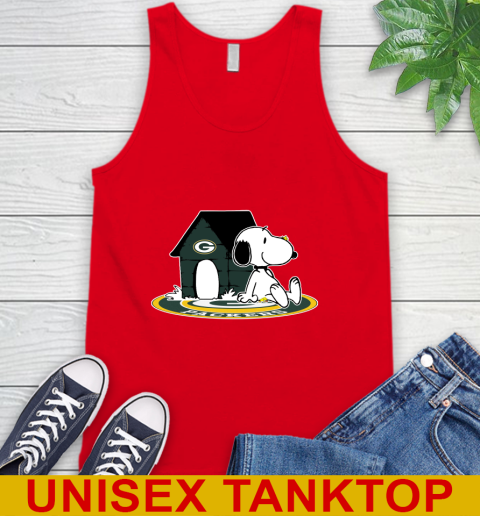 NFL Football Green Bay Packers Snoopy The Peanuts Movie Shirt Tank Top 6
