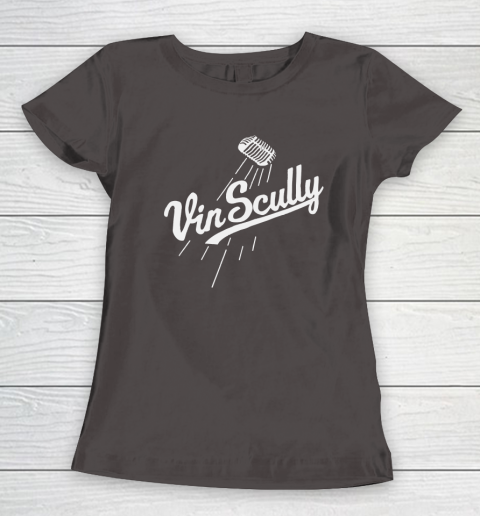 Vin Scully Microphone Women's T-Shirt 5