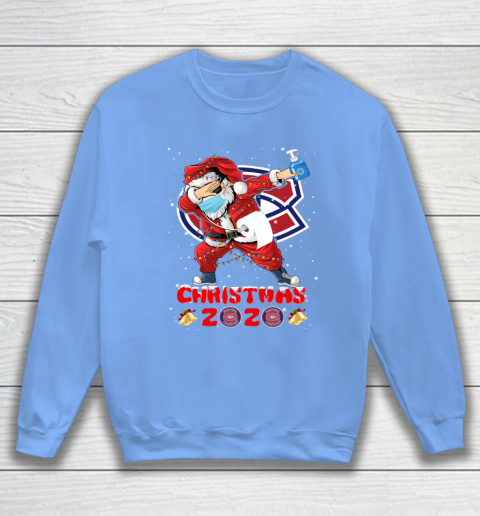 Montreal Canadiens Funny Santa Claus Dabbing Christmas 2020 NHL Sweatshirt 8