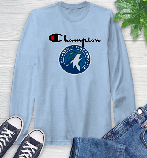 NBA Basketball Minnesota Timberwolves Champion Shirt Long Sleeve T-Shirt 6