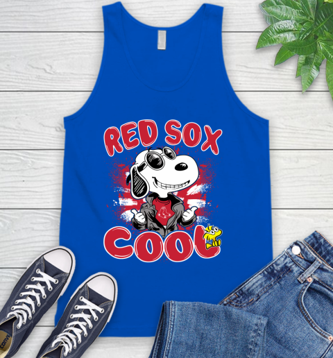 MLB Baseball Boston Red Sox Cool Snoopy Shirt Tank Top 4