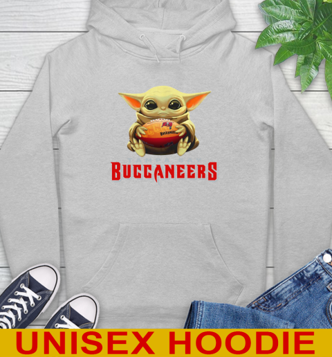 NFL Football Tampa Bay Buccaneers Baby Yoda Star Wars Shirt Hoodie 6