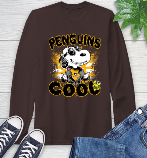 NHL Hockey Pittsburgh Penguins Cool Snoopy Shirt Long Sleeve T-Shirt 8