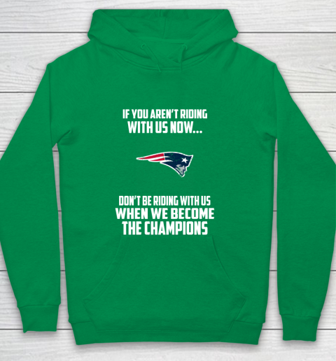 NFL New England Patriots Football We Become The Champions Youth Hoodie 4