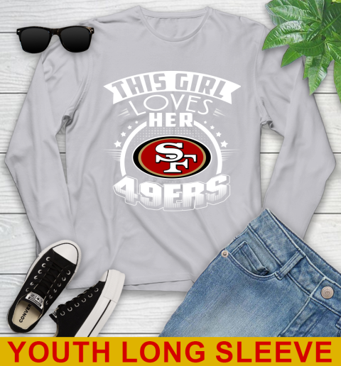 San Francisco 49ers NFL Football This Girl Loves Her Team 121