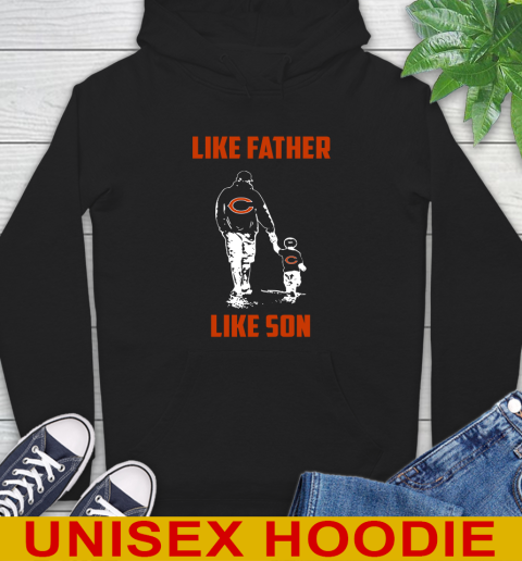 Chicago Bears NFL Football Like Father Like Son Sports Hoodie