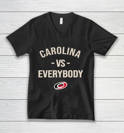 Carolina Hurricanes Vs Everybody V-Neck T-Shirt